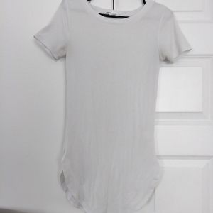 Long white t shirt